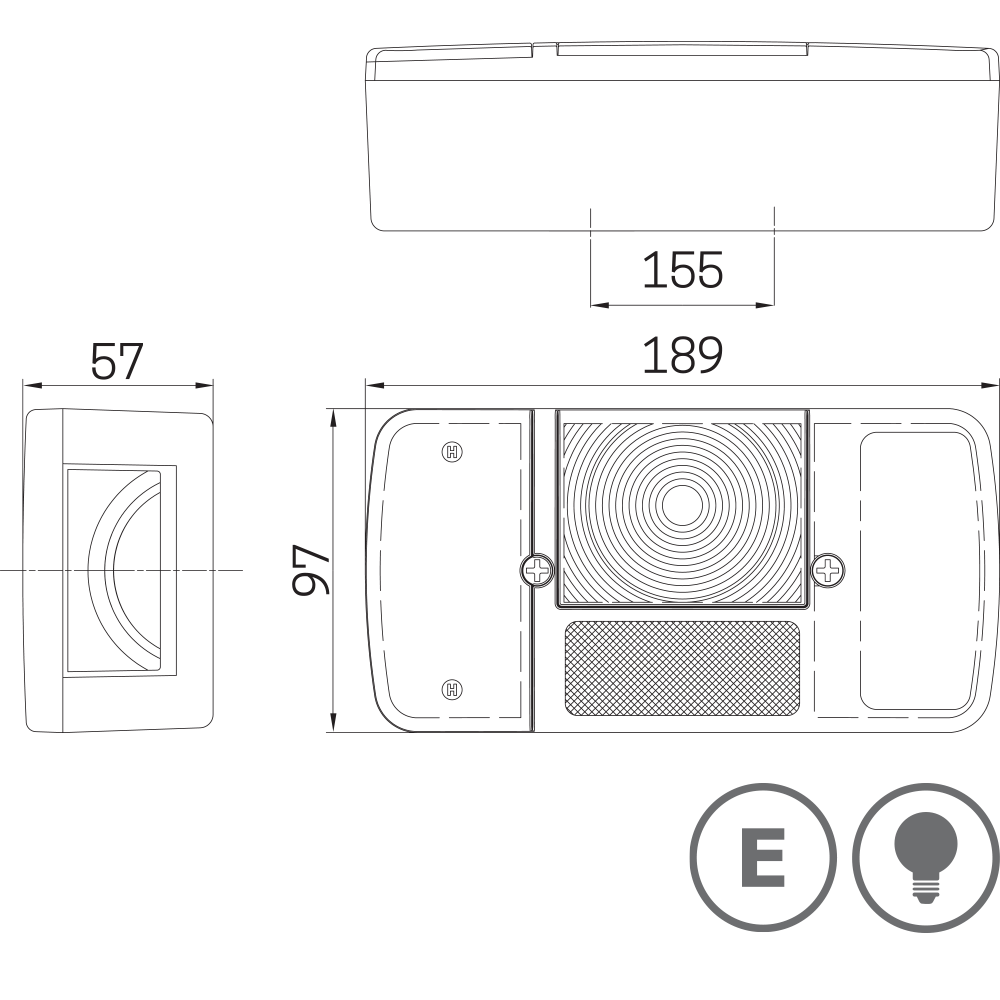 3127 - Homologated rear lamp