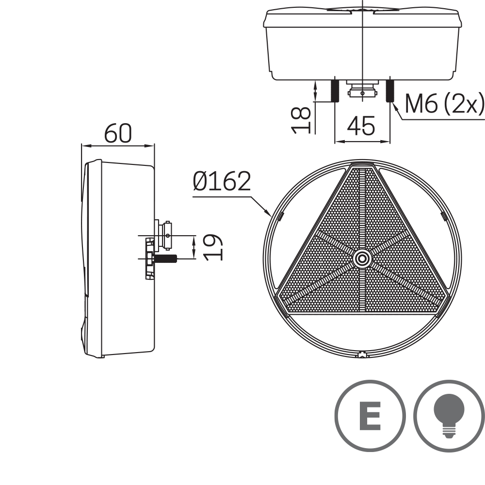 3127 - Homologated rear lamp