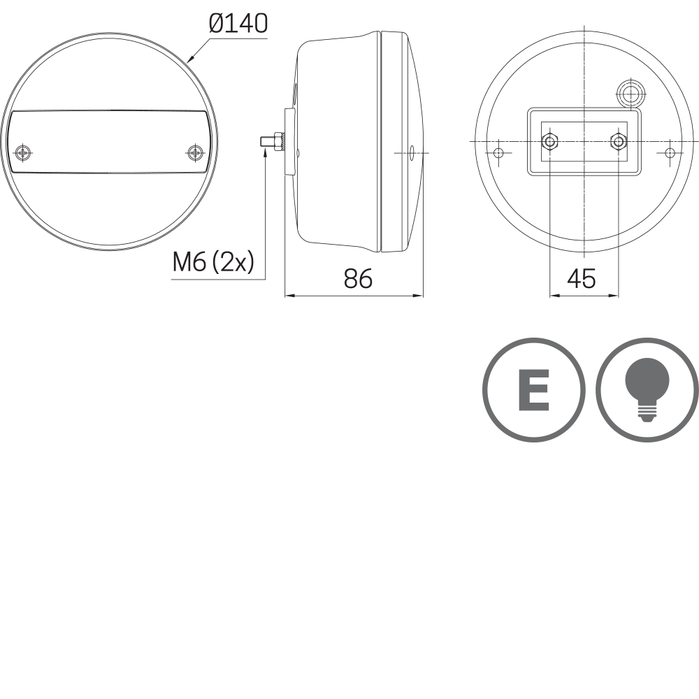 3111 - Homologated rear lamp