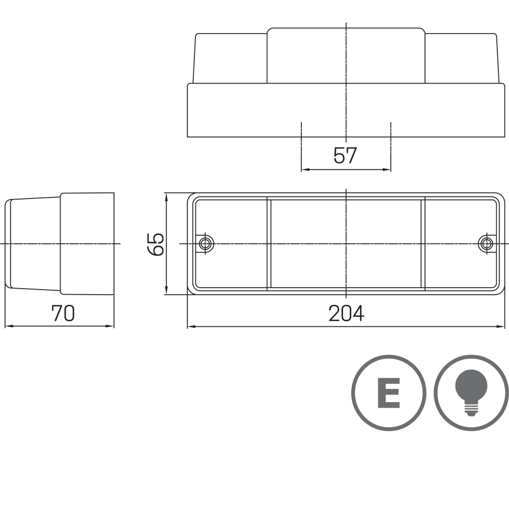 3116 - Homologated rear lamp