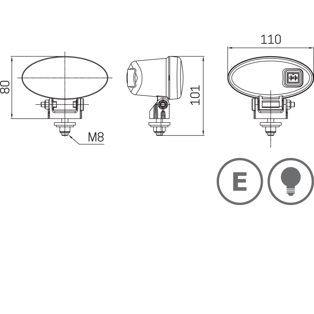 3128 - Homologated rear lamp