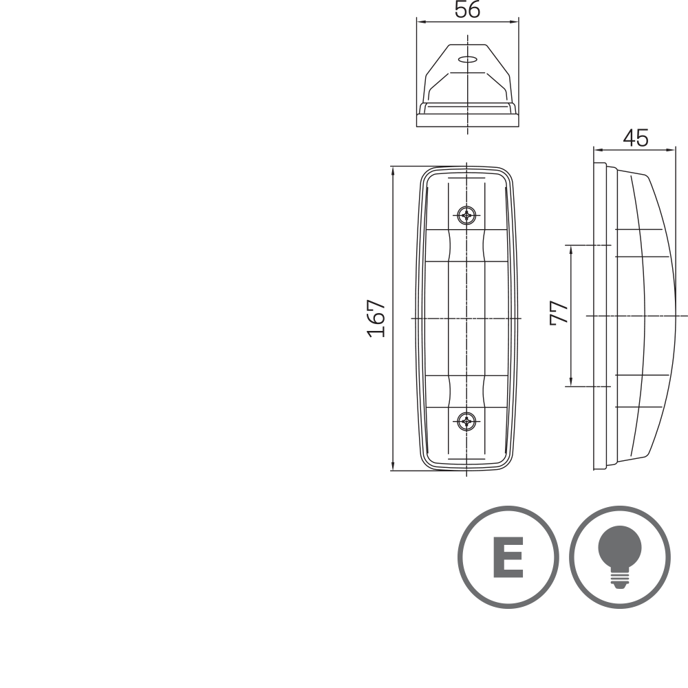 3128 - Homologated rear lamp