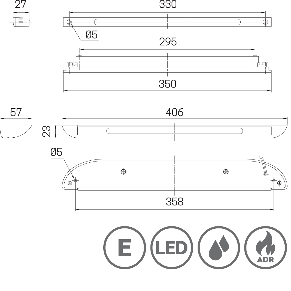 3135 - Homologated rear lamp