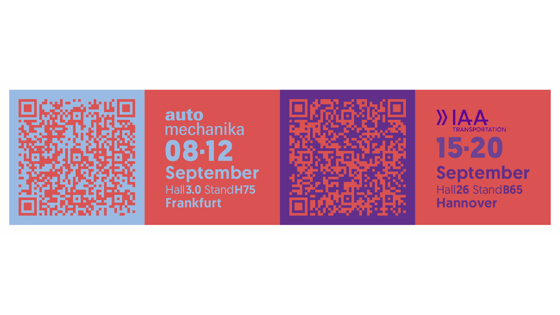 QRCODES Automechanika + IAA 0